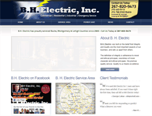 Tablet Screenshot of bhelectric.biz